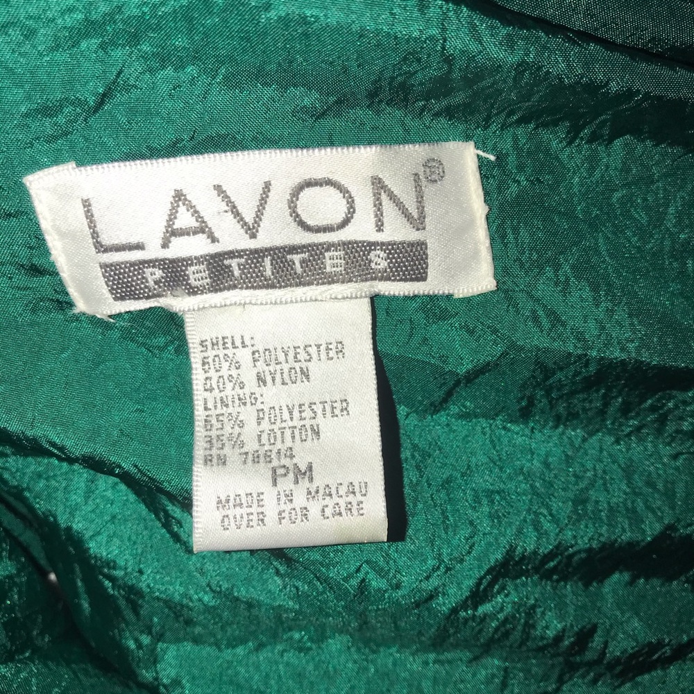 Lavon vintage style windbreaker holly NWT size PM - Picture 4 of 11